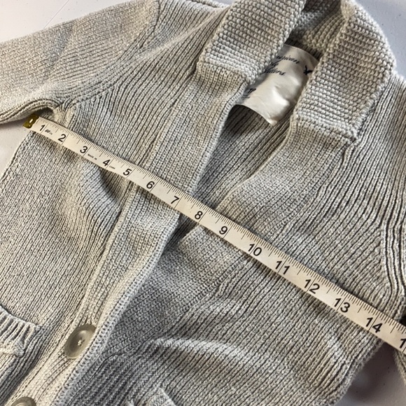 American Eagle Beige Chunky Cotton Cardigan XS - Picture 6 of 12